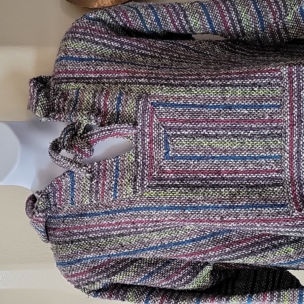 San Jose' Baja Hoodie Sweater men's XL  multi color